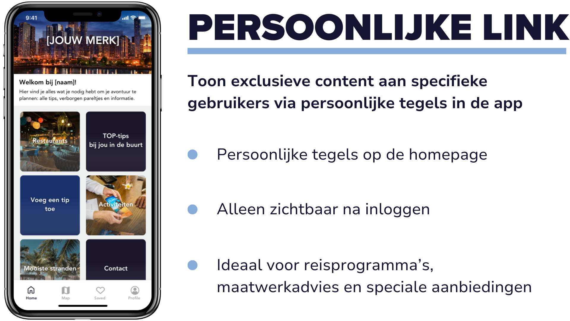GoHere app – Persoonlijke link