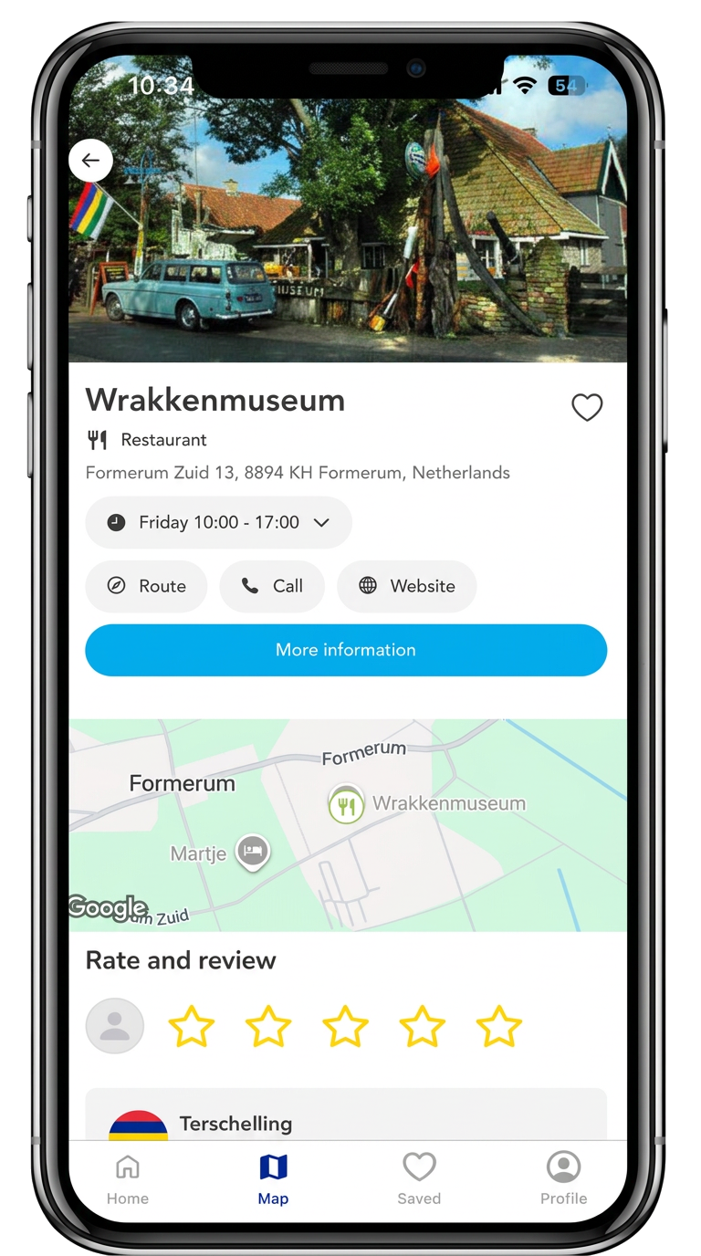 GoHere app – tip detail